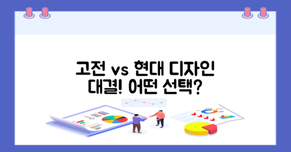 고전 vs 현대 디자인